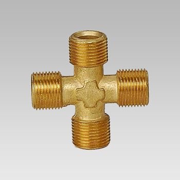 3/8'' Brass Four Way