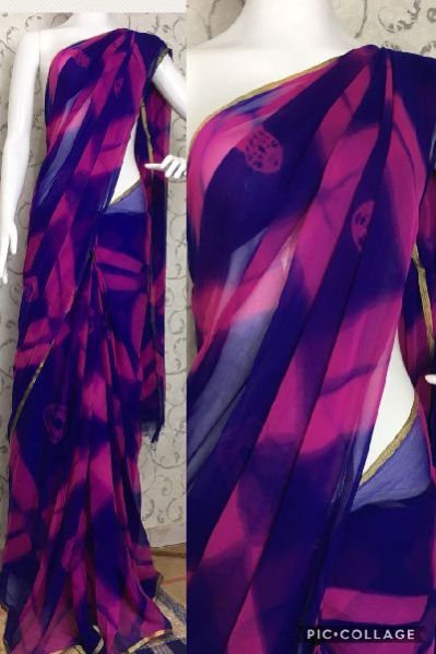 Chiffon Shibori Sarees 01