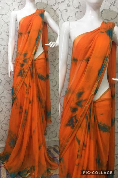 Chiffon Shibori Sarees 02