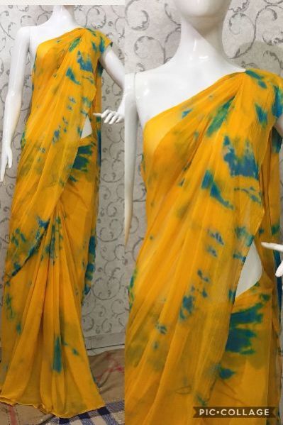 Chiffon Shibori Sarees 03