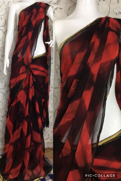 Chiffon Shibori Sarees 07