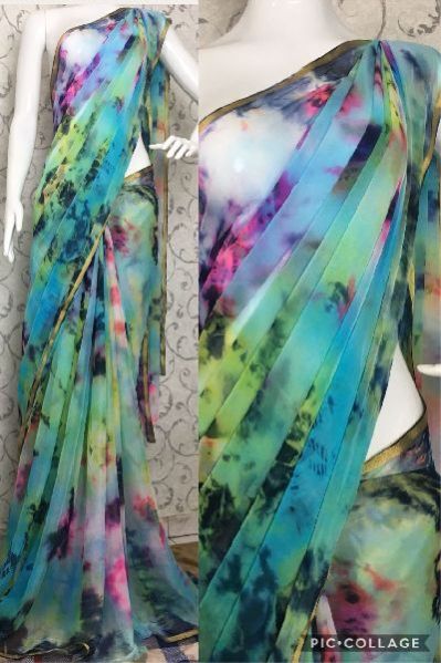 Chiffon Shibori Sarees 10