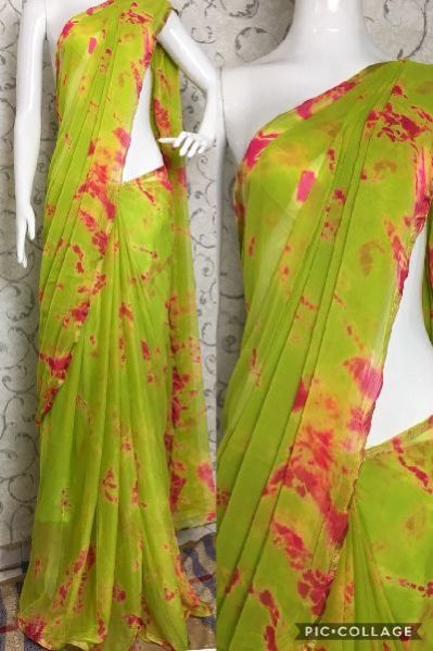Chiffon Shibori Sarees 12