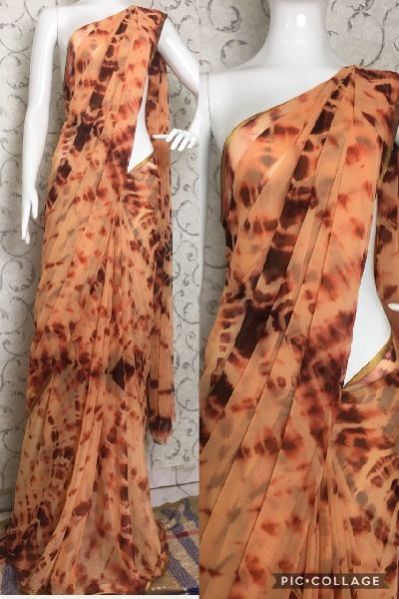 Chiffon Shibori Sarees 17