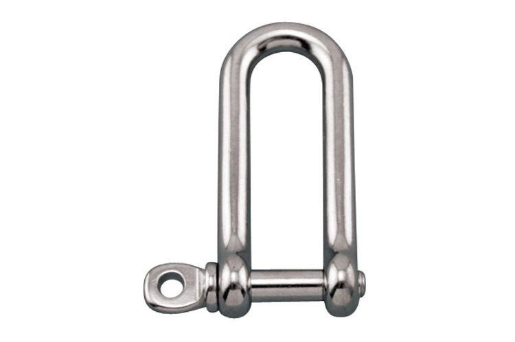 Long D Shackle with Screw Pin