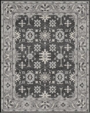 Hand-Knotted Turkish Knot Oushak 01