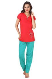 Ladies Top & Pyjama Set 06