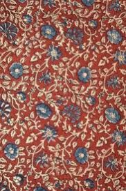 Ajrakh Block Print Cotton Fabric 02