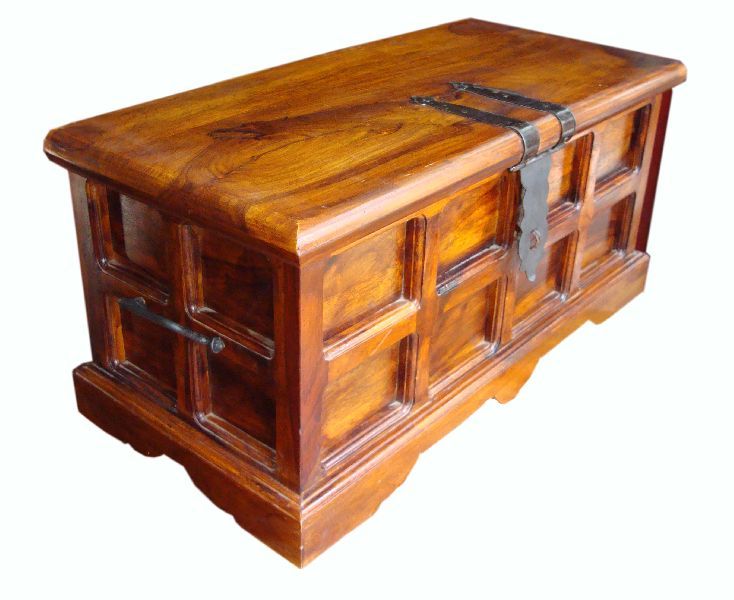 Wooden Storage Trunk 04