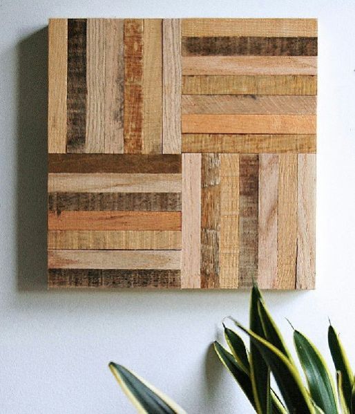 Abstract Wood Wall Art 02