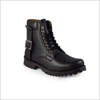 Mens High Ankle Black Boot