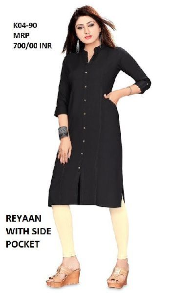 Ladies Chikan Cotton Kurti 03