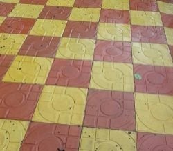 Glossy Pattern Parking Tiles 07