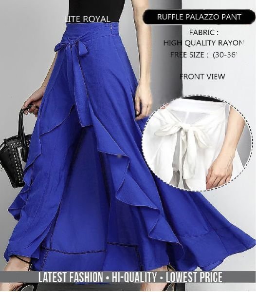 Ruffle Palazzo Pant 03