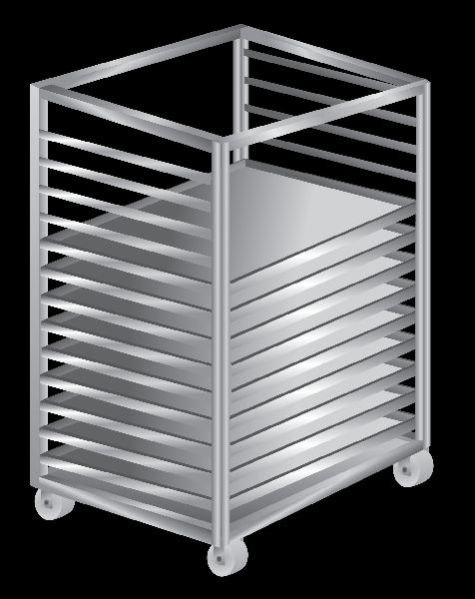 Tunnel Freezer Trolley 01