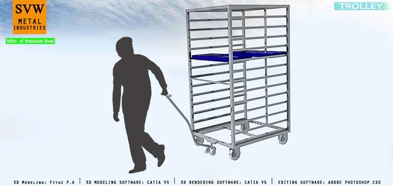 Tunnel Freezer Trolley 02
