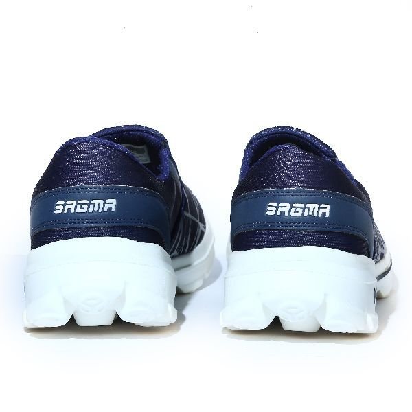 Sagma Mens Dark Blue Breathable Shoes 05