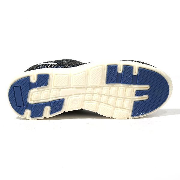 Sagma Mens White Blue Breathable Shoes 04