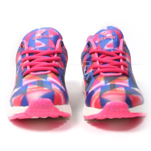 Sagma Womens Blue Pink Breathable Shoes 05