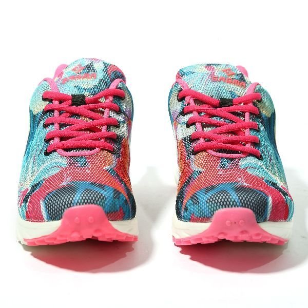 Sagma Womens Seagreen Pink Breathable Shoes 05