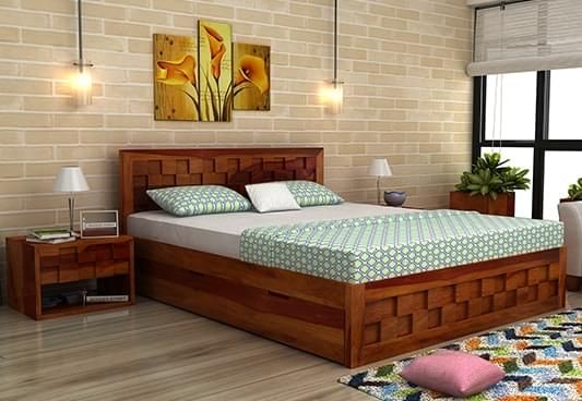 Wooden Double Bed 01