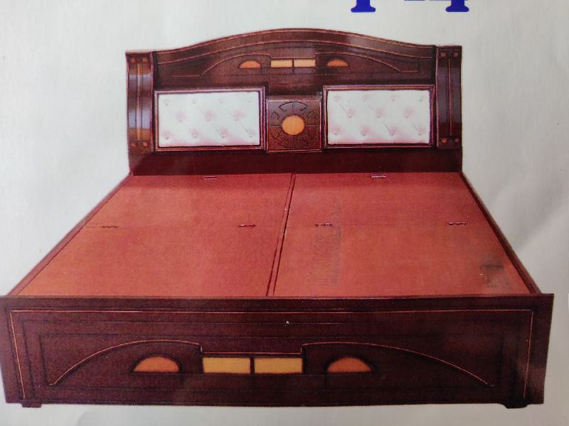 Wooden Double Bed 04