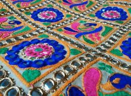Embroidered Fabric 04