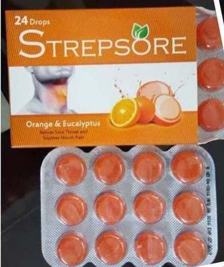 Lozenges Orange Tablets