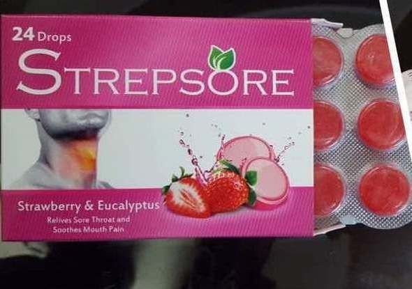 Lozenges Strawberry Tablets