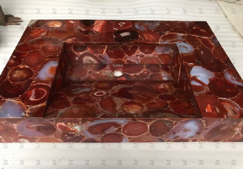 AGATE STONE WASH BASINS