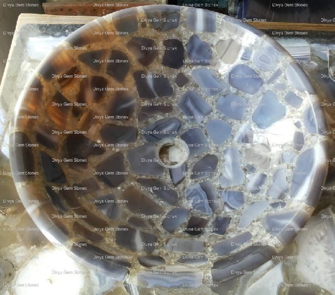 AGATE STONE WASH BASINS