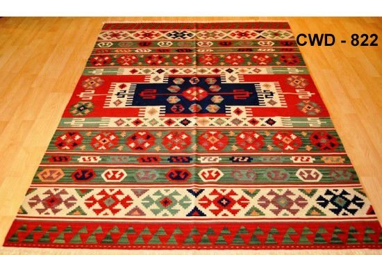 CWD - 822 - Woolen Kilim Rug