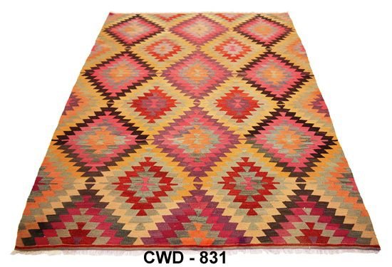 CWD - 831 - Woolen Kilim Rug