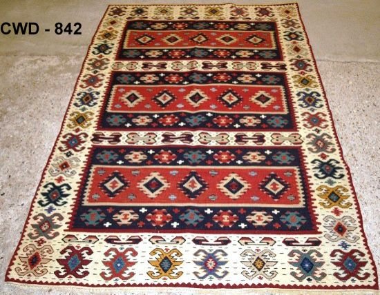 CWD - 842 - Woolen Kilim Rug