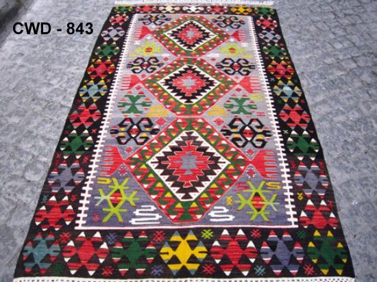 CWD - 843- Woolen Kilim Rug