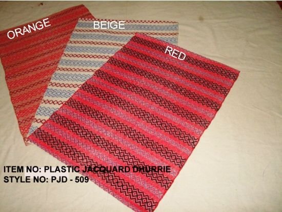 Plastic Jacquard Dhurries 03