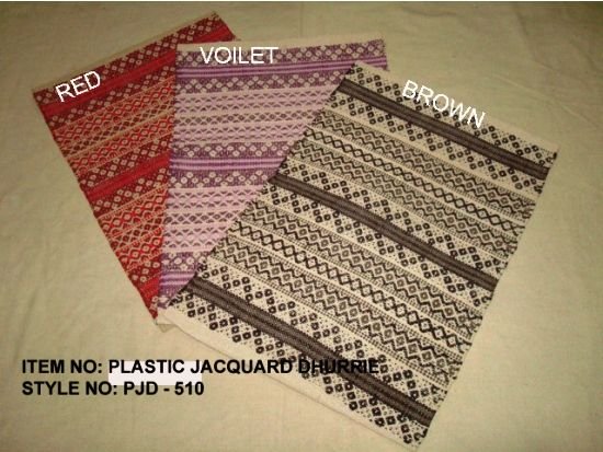 Plastic Jacquard Dhurries 04