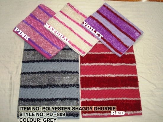 Polyester Shaggy Dhurries 06