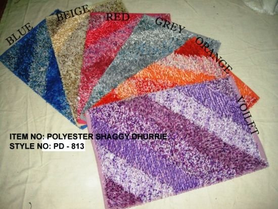 Polyester Shaggy Dhurries 08