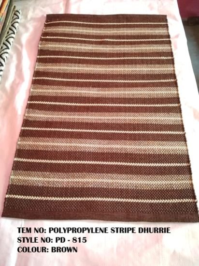 Polyester Striped Dhurries 01