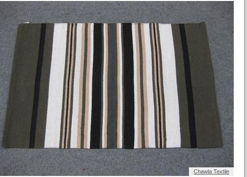 Chenille Striped Rug 02
