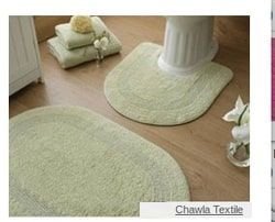Cotton Reversible Bath Mat 01