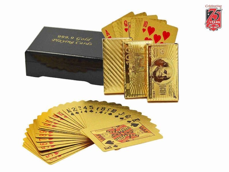 Gold Plated Playing Cards