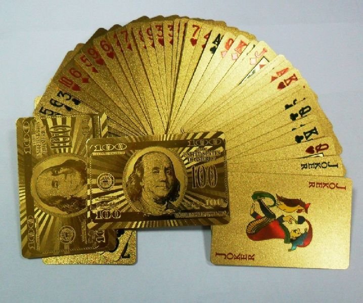 Gold Playing Card