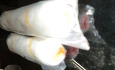 9 & 6 inch Yellow Line Fabric Paint Roller