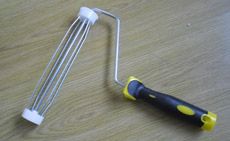 Rubber Grip Yellow Black Frame Paint Roller Handle