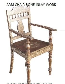 Bone Inlay Arm Chair 01