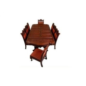Wooden Dining Table Set 03