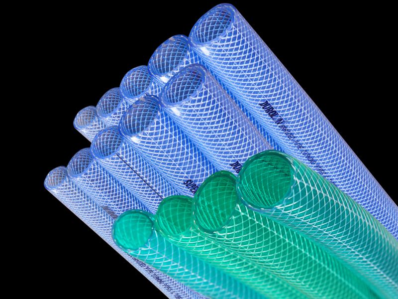 PVC Nylon Blue Braided Pipe 04