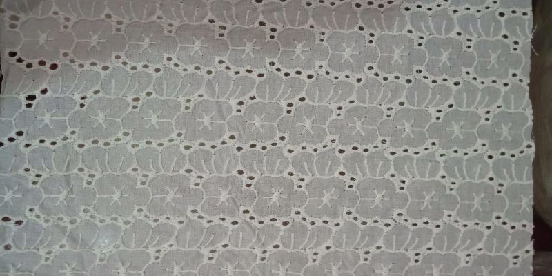 Cotton Embroidered Fabric 02
